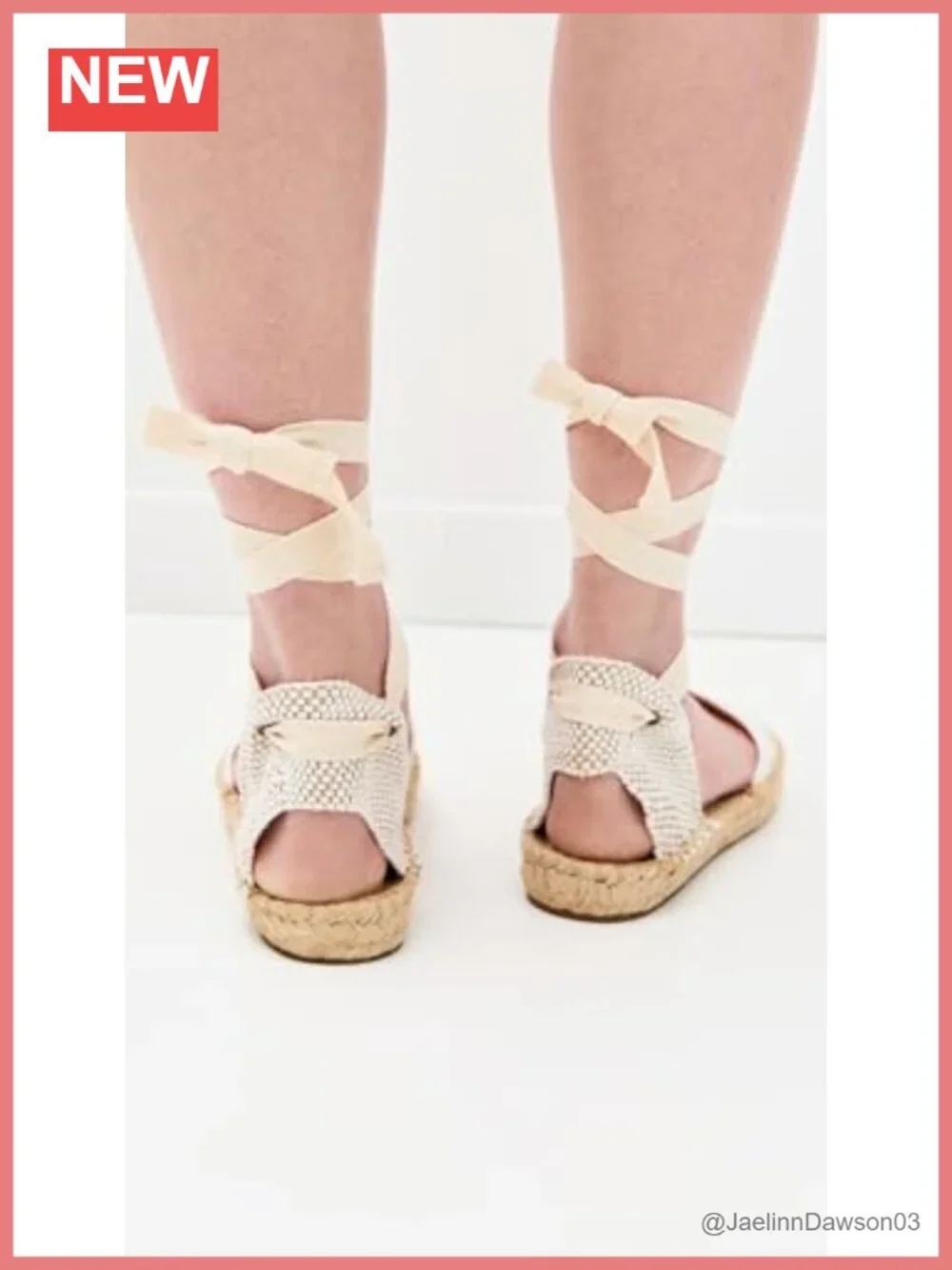 Linen Espadrilles Slip-On Wedge Platform Natural Jute